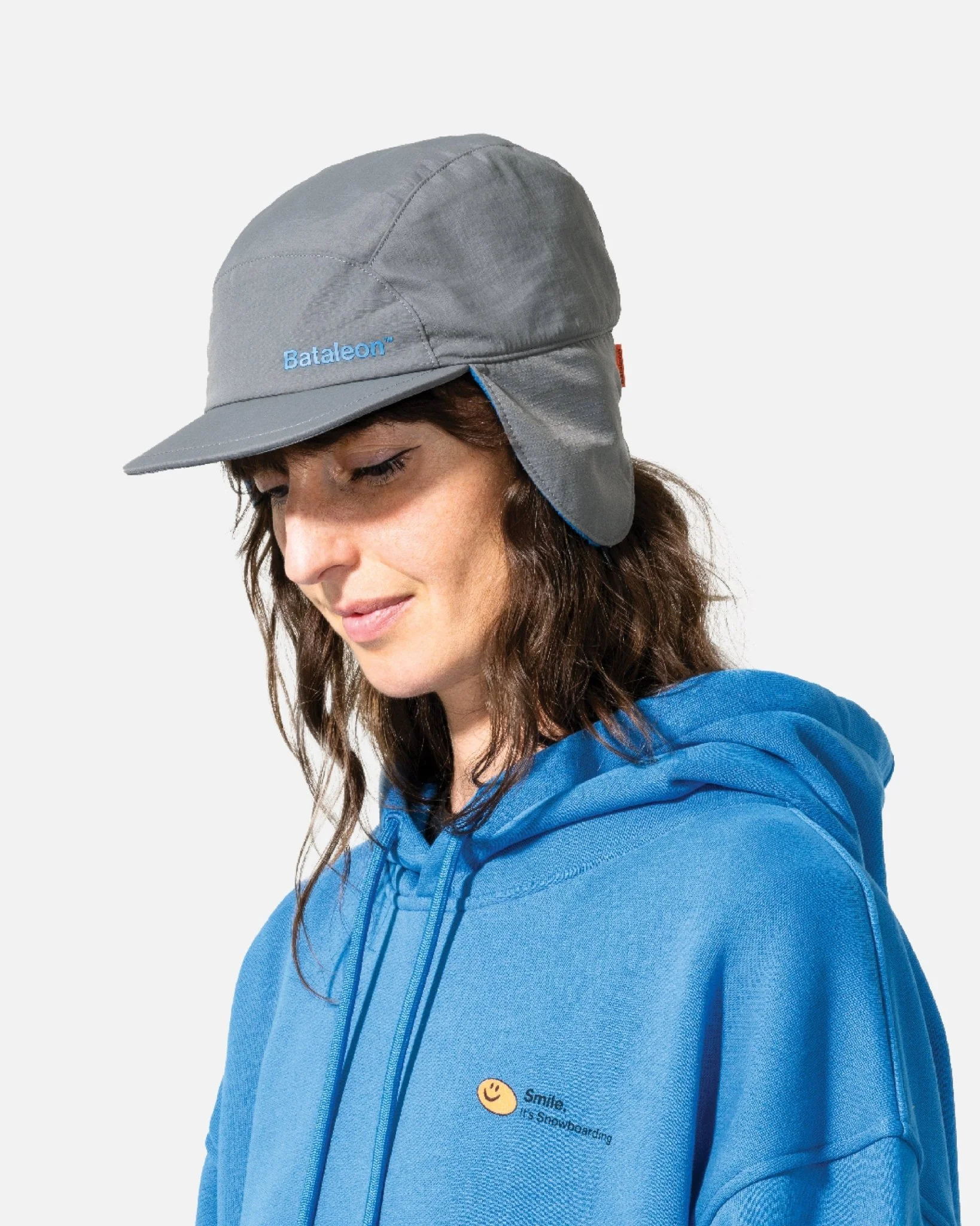 Flap Cap Paloma Gray